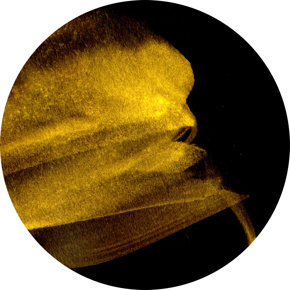 Yellow Abstract Glass Wall Art