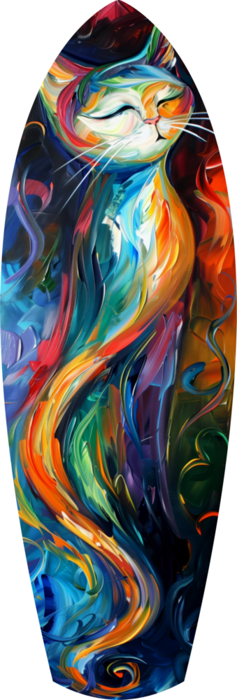 Cat Glass Wall Art