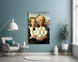 American Nightmare Glass Wall Art || Designer Collection
