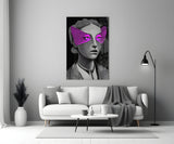 Striped Look Glass Wall Art || Designer Collection