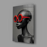 Faces of Colors Glass Wall Art || Designer Collection