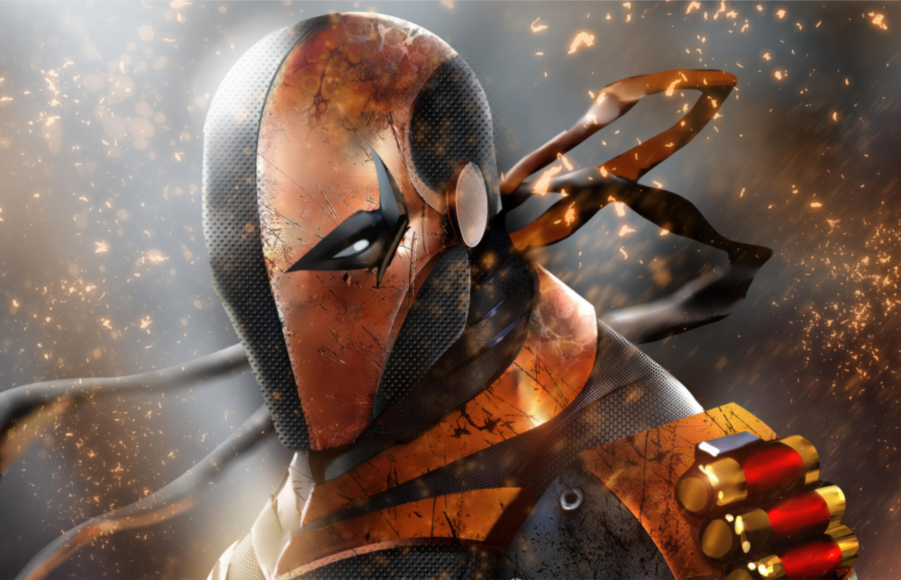 Deathstroke Glass Wall Art