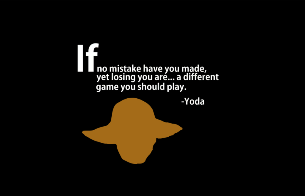 Words of Yoda Glass Wall Art