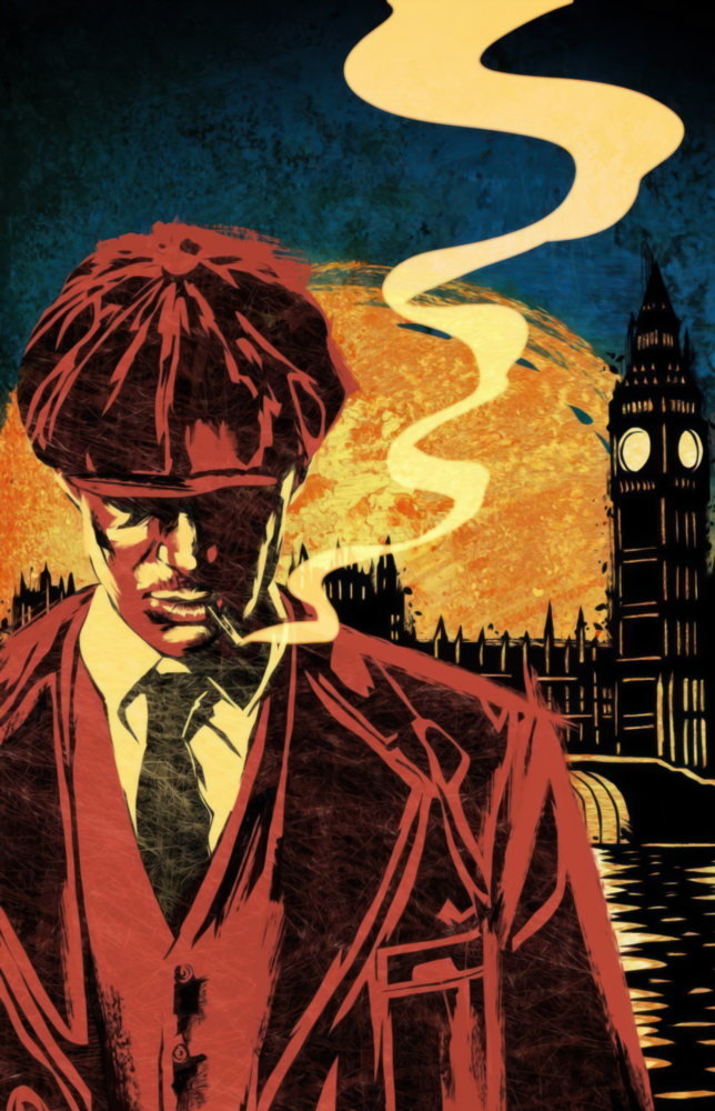 Peaky Blinders Glass Wall Art