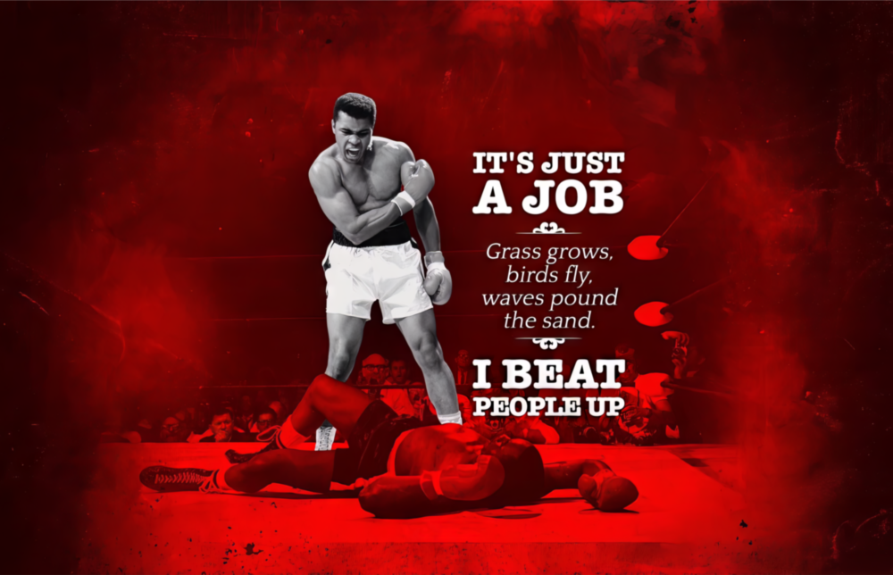 Muhammad Ali Glass Wall Art