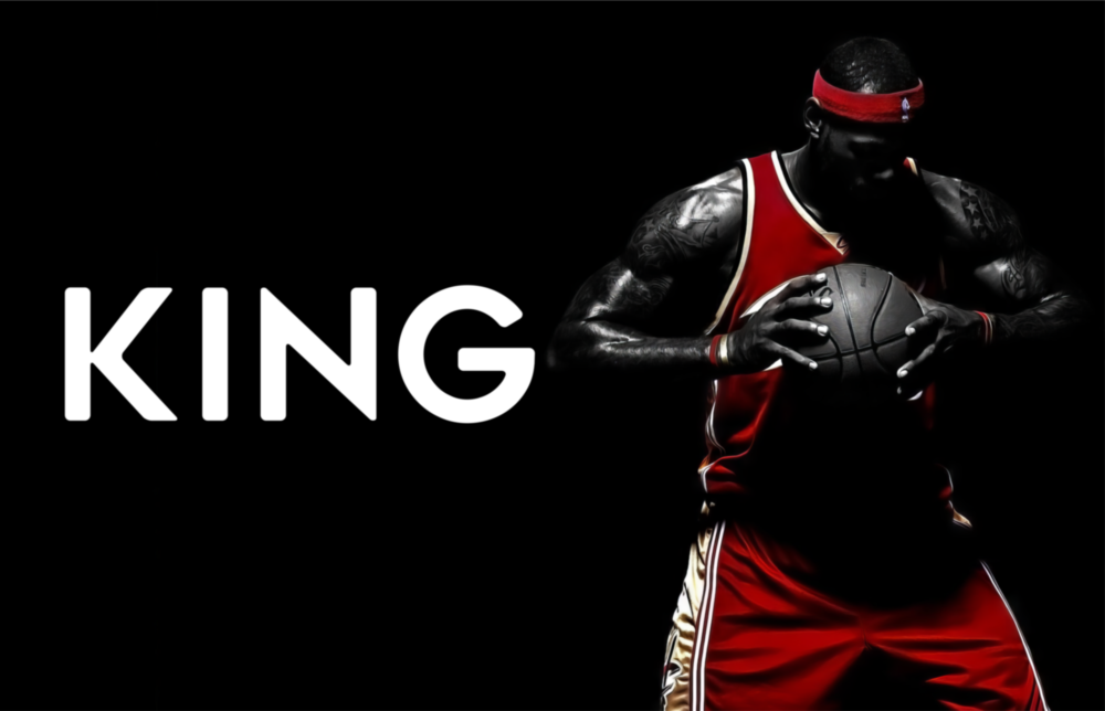 Lebron James Glass Wall Art