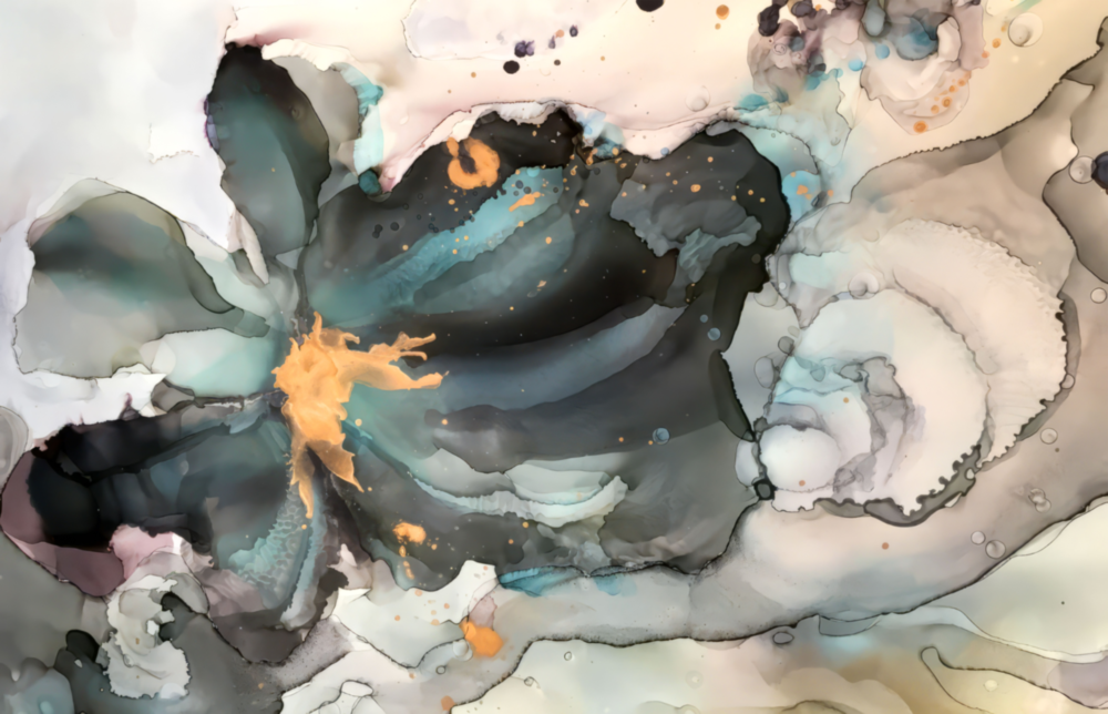 Marble Flower Glass Wall Art