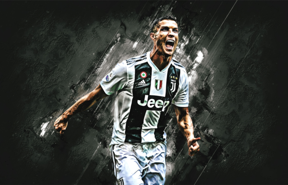Christiano Ronaldo Glass Wall Art
