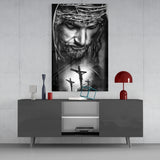 Jesus Christ Glass Wall Art