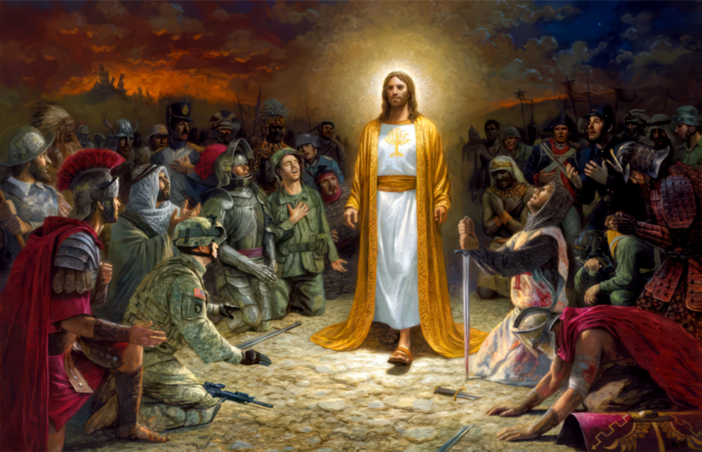 Jesus Glass Wall Art