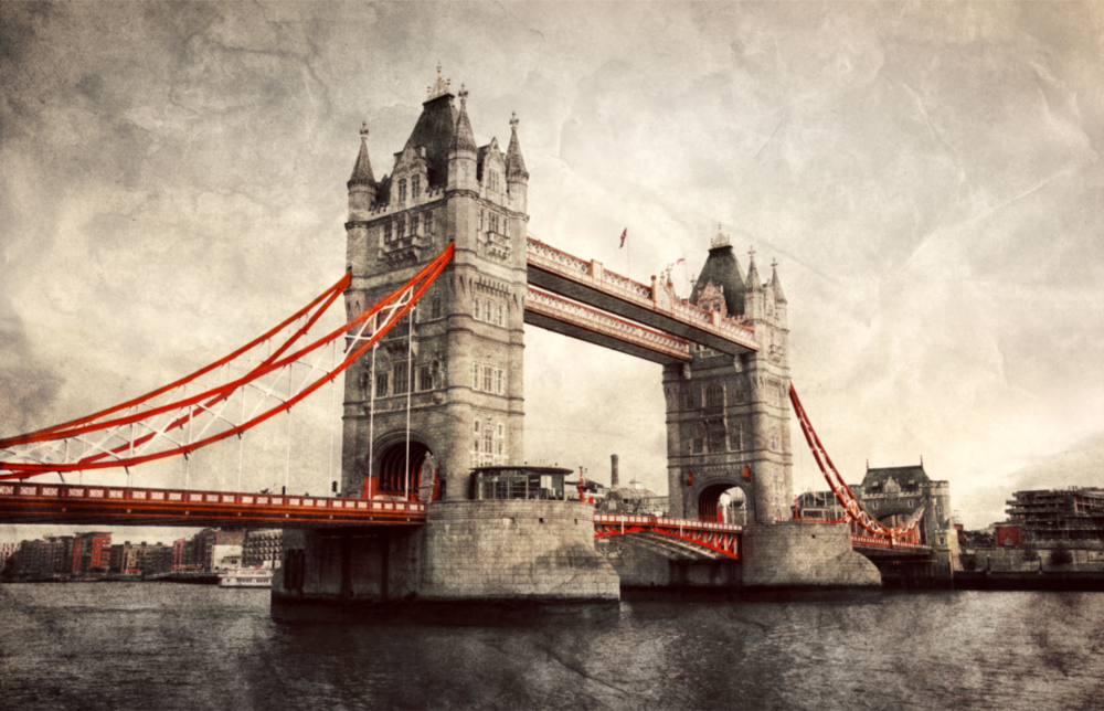 Tower Bridge Glass Wall Art