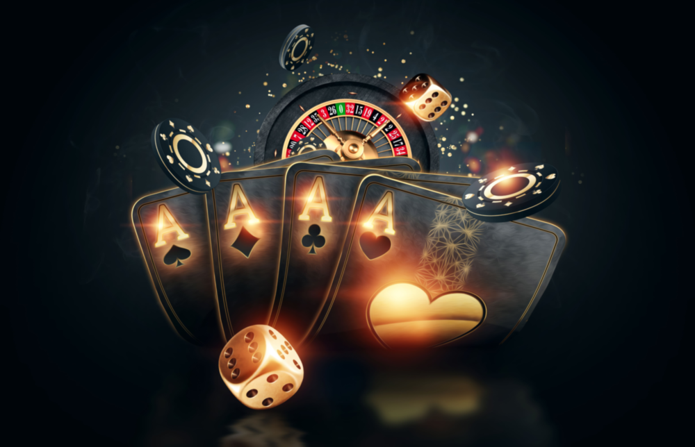 Gambler's Guns Glass Wall Art