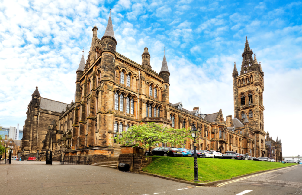 University Of Glasgow Glass Wall Art