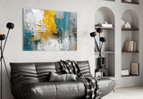 Elevate Your Space with Bold Abstract Glass Wall Art