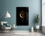 Eternal Moon Tree Glass Wall Art
