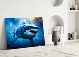 Shark Glass Wall Art