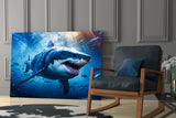 Shark Glass Wall Art