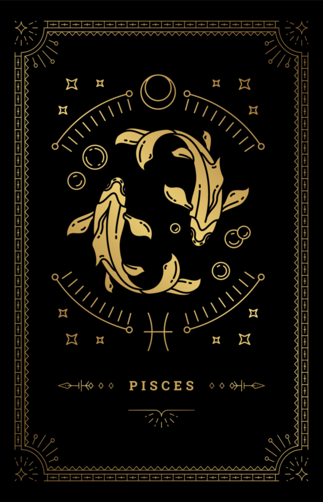 Pisces Glass Wall Art