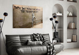 Urban Happiness Graffiti Glass Wall Art