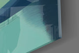 Bridge Reflection Serenity Glass Wall Art