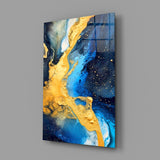 Cosmic Flow Glass Wall Art
