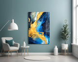 Cosmic Flow Glass Wall Art