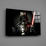 Vader's Luxurious Swipe Glass Wall Art
