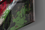 Batman vs. Joker Glass Wall Art