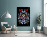 Mecha Geisha Glass Wall Art