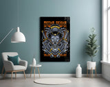 Mecha Geisha Glass Wall Art