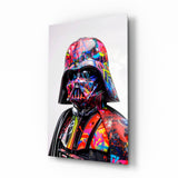 Vader Graffiti Glass Wall Art