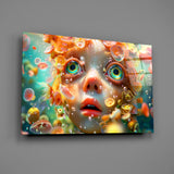 Blossoming Emotions Glass Wall Art