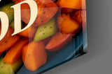 Good Food Good Mood Glass Wall Art