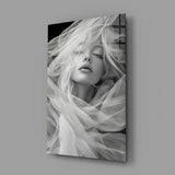 Ethereal Veil Glass Wall Art