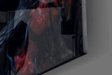Dark Romance Blossoms Glass Wall Art