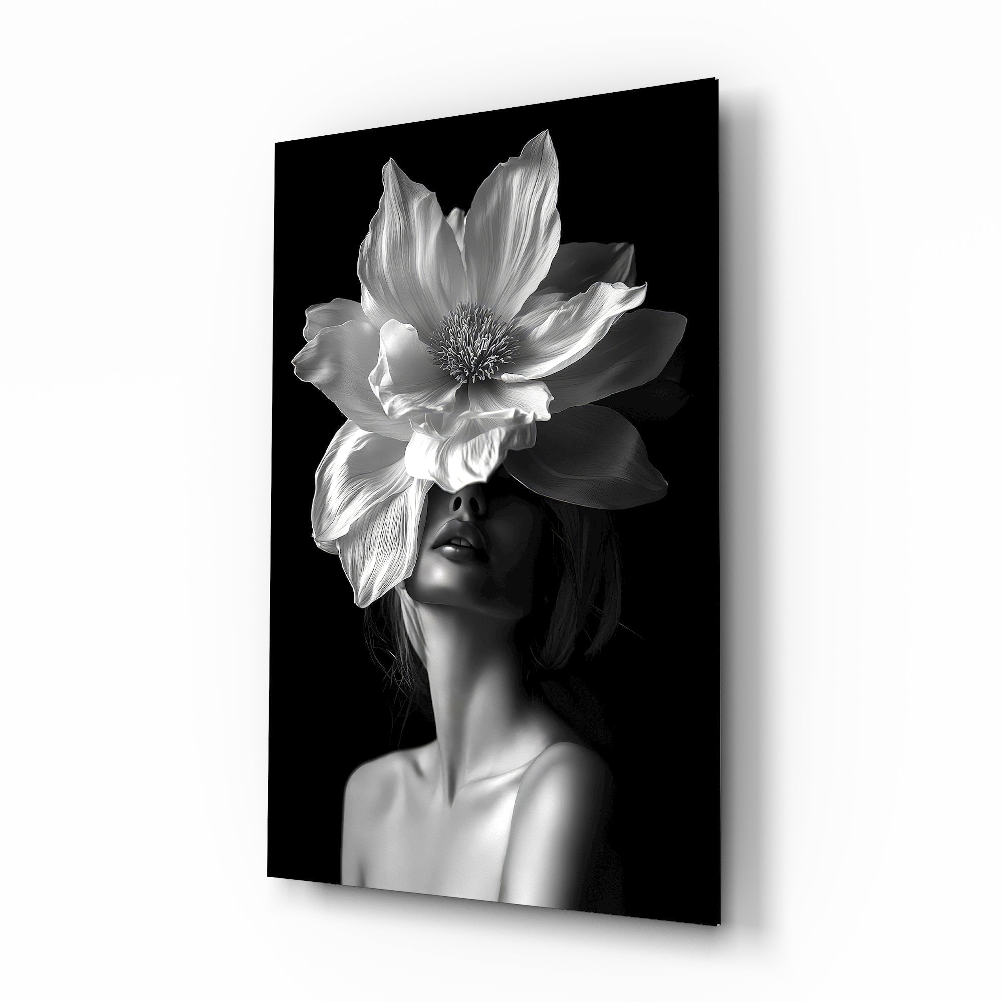 Floral Fusion Glass Wall Art