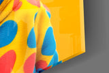 Giraffe in Sunglasses Pop Glass Wall Art