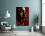 Floral Veil Glass Wall Art