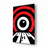 1984 Minimalist Glass Wall Art
