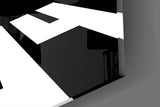 1984 Minimalist Glass Wall Art