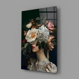 Floral Fantasy Glass Wall Art