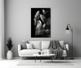 Feather Glass Wall Art.