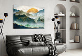 Sunrise Glass Wall Art.