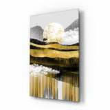 Abstract Glass Wall Art.