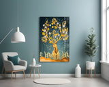 Deer Glass Wall Art.