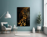 Birds Glass Wall Art.
