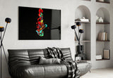 Colors Glass Wall Art.
