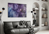 Abstract Depth Glass Wall Art.