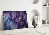 Abstract Depth Glass Wall Art.