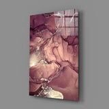 Abstract Depth Glass Wall Art.